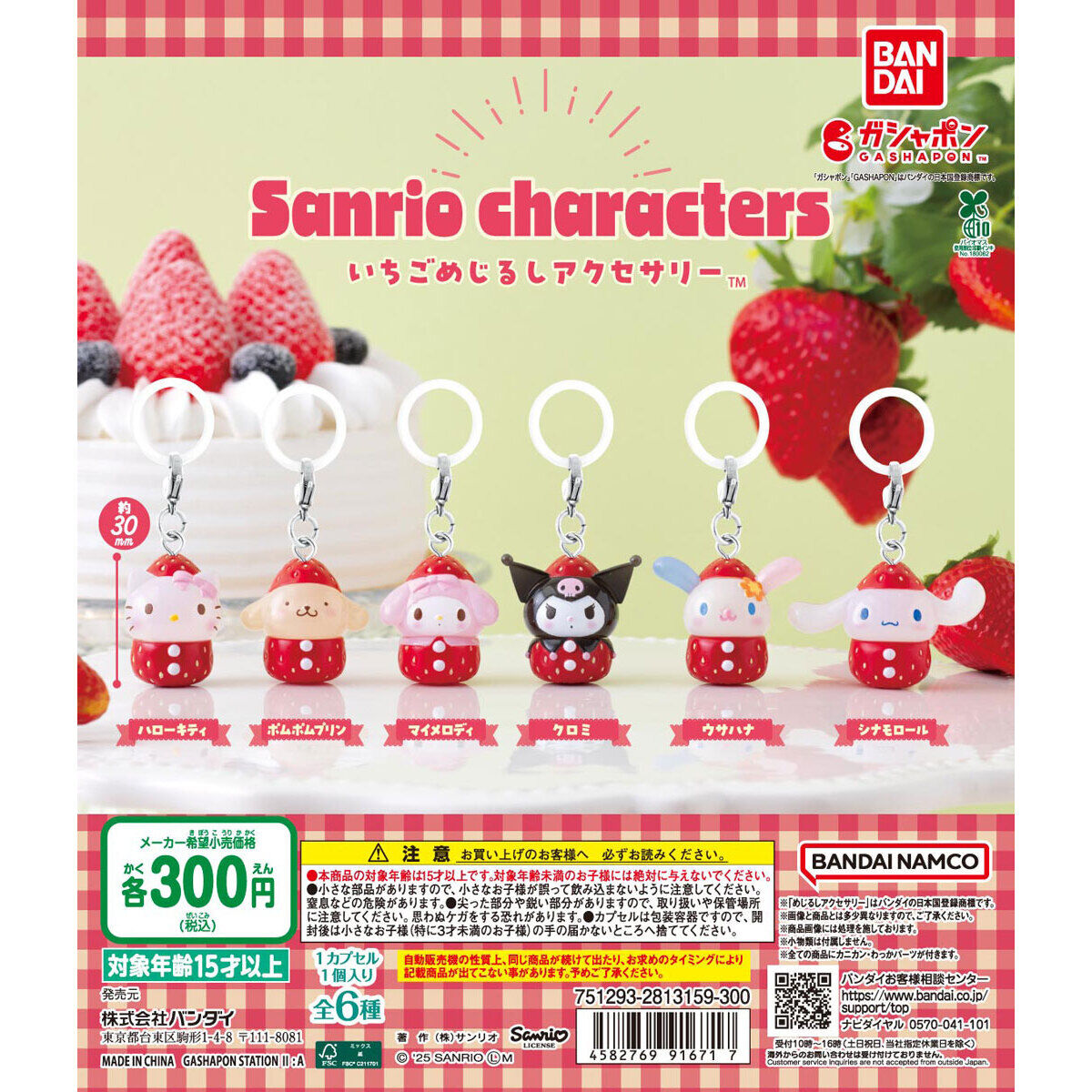 サンリオキャラクターズ いちごめじるしアクセサリー