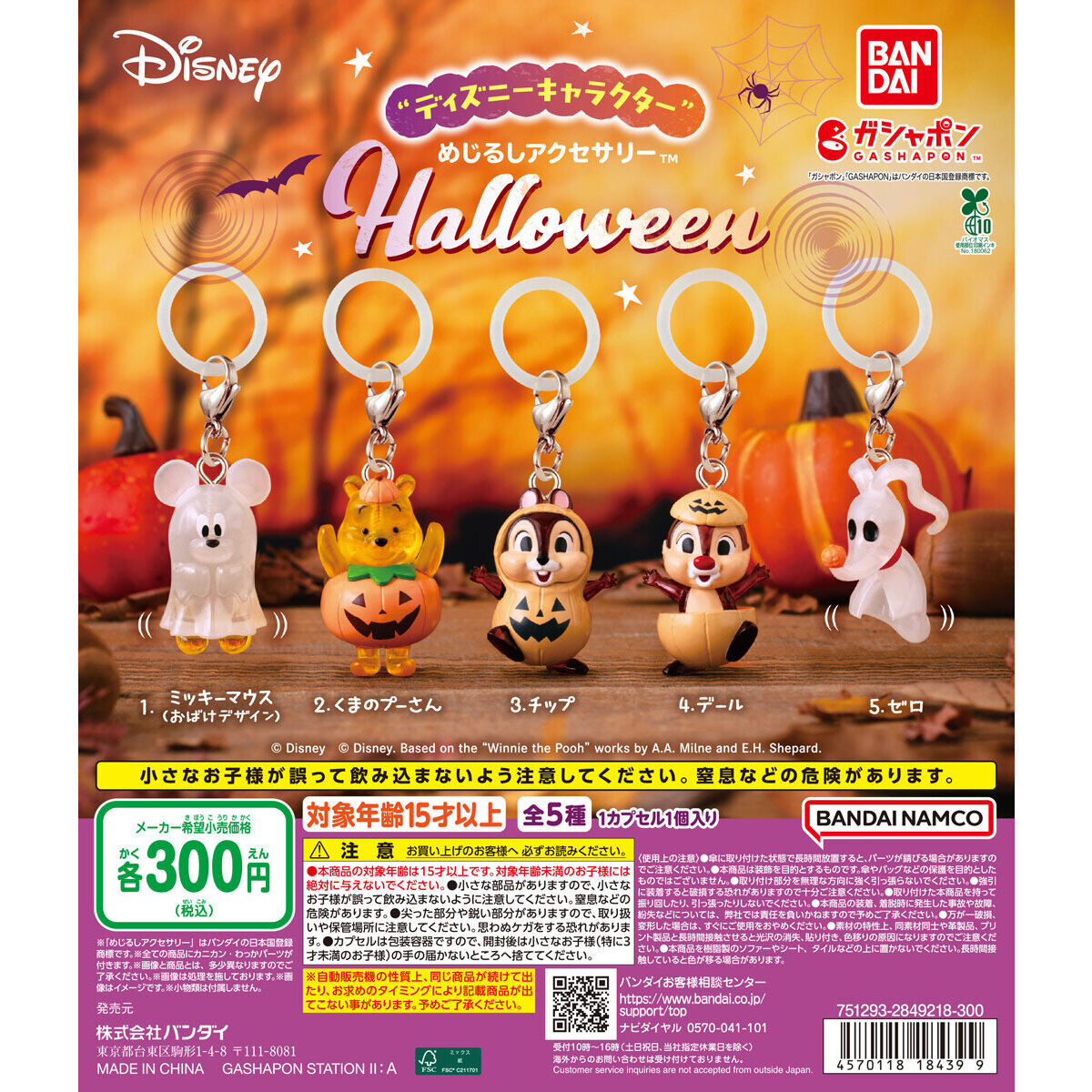 “ディズニーキャラクター” めじるしアクセサリー Halloween