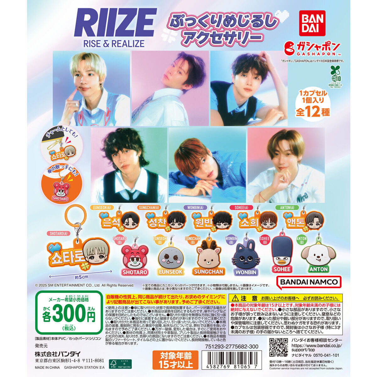 RIIZE ぷっくりめじるしアクセサリー