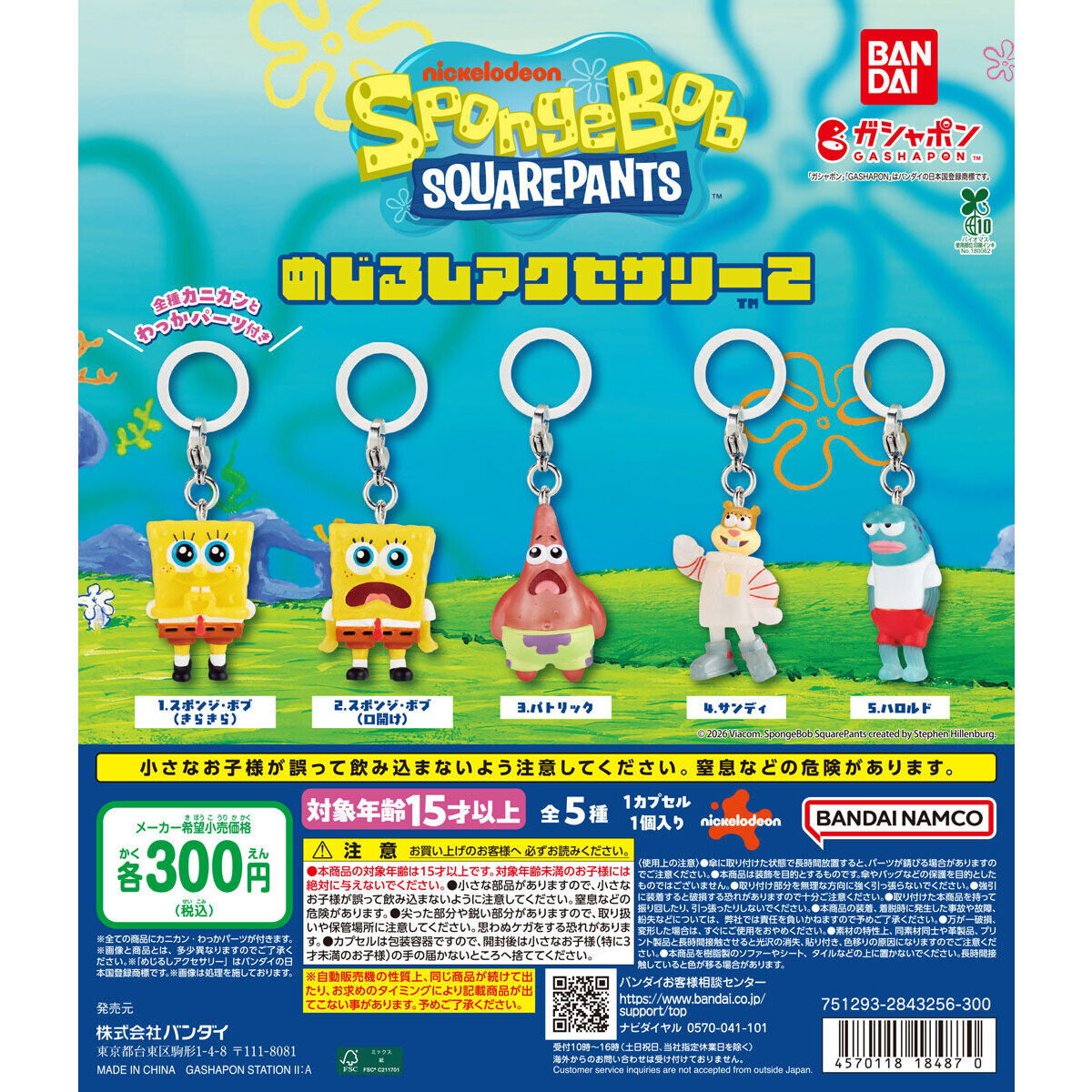 スポンジ・ボブ めじるしアクセサリー２